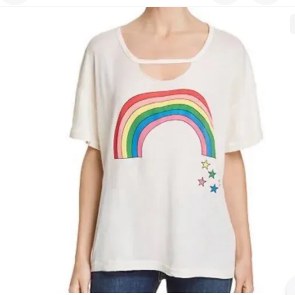 BNWT Wildfox Rainbow T Shirt Small